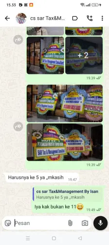 Testimonial Papan Bunga padang sidempuan